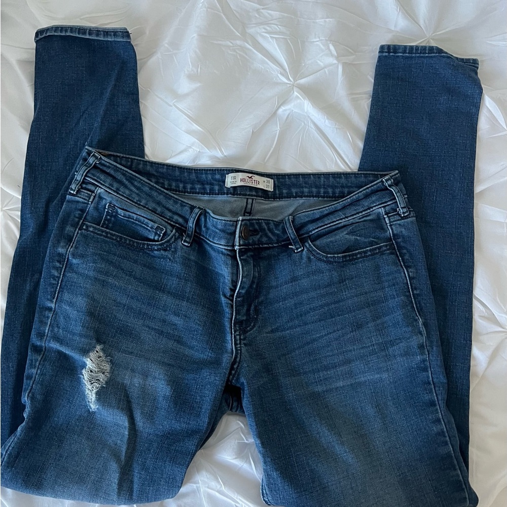 Hollister Dark Blue Skinny Jeans